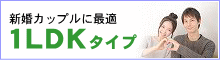 賃貸物件情報 新婚カップルに最適 1LDKタイプ