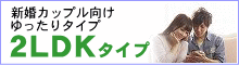 賃貸物件情報 新婚カップル向け ゆったりタイプ 2LDKタイプ